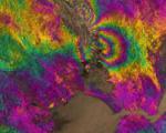 Satellite radar image of the magnitude 6.0 South Napa earthquake (Image: ESA)