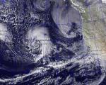The first wave of January 2010 El Nino storms (Image: USNRL)