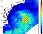Tropical Storm Claudette measured by RapidScat (Image: NASA)