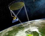 Artist’s conception of SMAP taking data from orbit (Image: NASA)