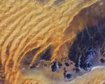 Satellite image of the water-scarce Sahara desert in Algeria (Image: ESA)