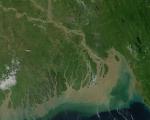 NASA satellite Image of Bangladesh's physical features
