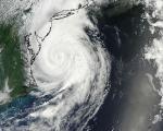 Hurricane Arthur captured by NASA on 4 July.