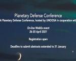 Banner for the 7th IAA Planetary Defense Conference. Image: UNOOSA