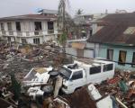 Basey, Samar province in the Philippines after Typhoon Yolanda on November 8, 2013.