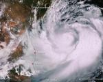 Cyclone Fany in the coast of India, Image courtesy of ESA