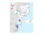 Districts affected by flooding. Credit: OCHA based on INGD data 
