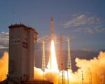 ESA’s Earth Explorer Aeolus satellite lifted off from Europe’s Spaceport in Kourou, French Guiana, on 22 August. Image: ESA