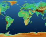 Global TanDEM-X Digital Elevation Model. Image: DLR.