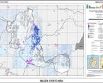 Contraction and expansion of water bodies during La Niña event in Colombia