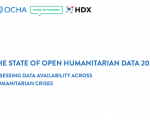 Cover of The State of Open Humanitarian Data 2021 report. Image: UN OCHA.