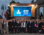 These days, the Champs-Elysées in Paris hosts a Climate Cube (Image: ESA).