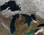 Satellite Imagery of the Great Lakes. Image: NASA/GSFC
