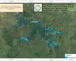 Image of Lagbo dam and sorrounding areas produced by NASRDA, Image courtesy of NASRDA