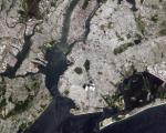 Satellite Image of New York City. Courtesy of ESA