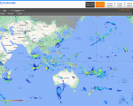 JAXA Global Rainfall Watch. Image: JAXA