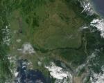 Archive image of seasonal flooding in South-East Asia in 2002. Image: NASA.
