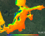 Monitoring upwellings in the Baltic Sea. Image: Copernicus Marine Service.