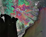Radar Image of Mekong Delta
