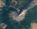 Volcanic eruption. Image: NASA Earth Observatory.