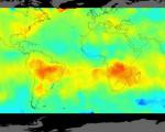 OCO-2 measurment from 2014. Image: NASA