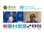 UNOOSA and SICA sign and MoU to enhance the use of space technologies in Central America