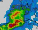 TRMM image of storm Andrea