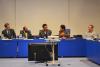 Signing ceremony between UNOOSA and ICIMOD on 12 February 2013.