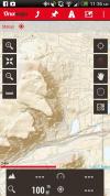 USGS TNM Topographic Data viewed on a mobile device