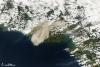 Ash from Chaparrastique volcano eruption carried downwind on 29 December 2013