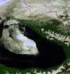 satellite image of the Black sea