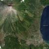 Mayon Volcano in the Philippines in 2009