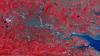 Birds eye view of London acquired by the UK-DMC-2 satellite in November 2011