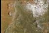 MODIS instrument showing unusually extreme floods in Khartoum in 2007