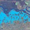 Flood delineation map provided by Sentinel-1A