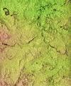 Topographic image of the Swartberg Mountains in South Africa's Northern Cape Province