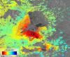 Radar satellites images showing Mexico City subsidence