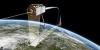 Illustration of TerraSAR-X orbiting Earth along with TanDEM-X