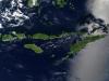 Indonesian Lesser Sunda Islands seen from space