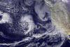 The first wave of January 2010 El Nino storms (Image: USNRL)