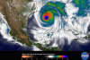The image shows water vapor within Hurricane Katrina on Aug. 29, 2005 (Image: NASA)