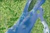 Satellite image of India’s Hugli River, one of the many branches of the Ganges (Image: NASA)