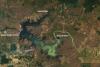 Landsat 8 captured the Lower Sesan II Dam and its adjacent rivers on 1 February 2018. While in 2010, 3 percent of Cambodia’s domestically generated electricity came from hydropower, by 2016, hydropower supplied 60 percent. Image: NASA.