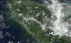 NASA's MODIS on Terra satellite shows changes in coastal line of Sumatra Island