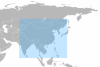 Beidou's coverage now, by 2020 it will expand to worldwide coverage (Image: NASA)