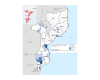 Districts affected by flooding. Credit: OCHA based on INGD data 