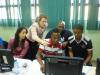 UN-SPIDER's Remote Sensing expert Antje Hecheltjen during a training session.