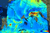 One of the first images from the Copernicus Sentinel-5P mission shows nitrogen dioxide over Europe. Image: ESA.