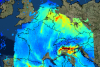 Nitrogen dioxide concentration over Europe captured by Sentinel 5P Image: ESA European Space Agency.