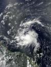 Heavy rainfall and towering thunderstorms brought by Tropical Storm Chantal